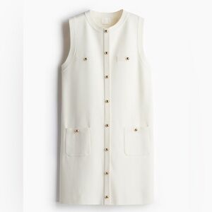 H&M Knit Dresd with Gold Button